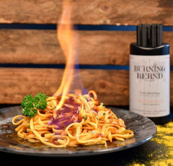 Burning Bernd – Curryketchup & Gin Flavour Flambiersauce (Saucen – Kombi) #561